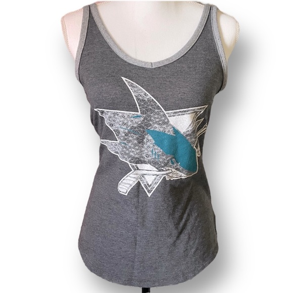 Reebok San Jose Sharks Hockey Team Women’s Tank Top Size Small - Picture 1 of 7